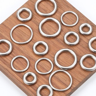 Vòng tròn liền mạch bằng thép không gỉ Trang sức Nhẫn đơn Phụ kiện DIY