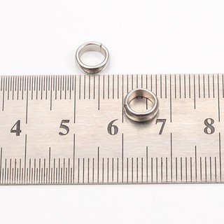 Thép không gỉ Khóa Tròn DIY Phụ Kiện Trang Sức Vòng Cổ Vòng Tay Làm Bằng Tay Kết Nối Vòng Tròn Nhỏ