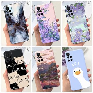 Ốp Điện Thoại Silicon Mềm Hình Hoa Thời Trang Cho Xiaomi Redmi 10 Prime 2022 Xiomi Redmi 10 Redmi10