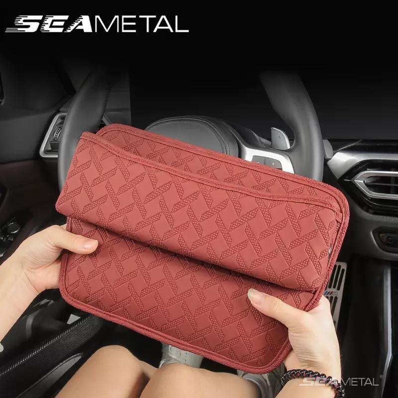 Hộp đựng đồ SEAMETAL Hộp Da Đựng Đồ Dùng Để Khe Hở Xe Hơi Tiện Dụng