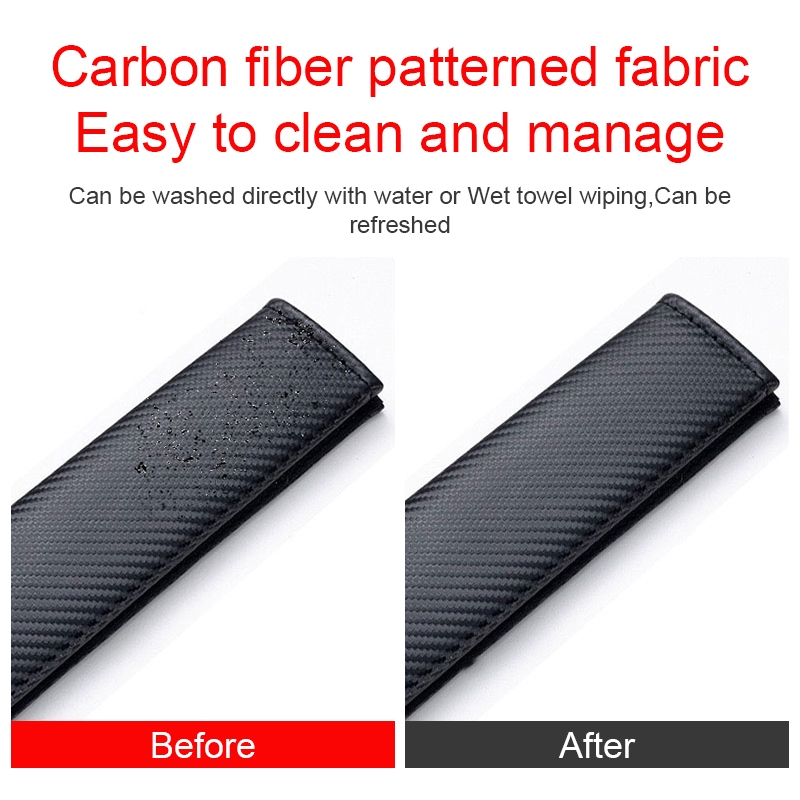 1 Đệm Vai Gắn Dây Đai An Toàn Xe Hơi Thêu Logo Bằng Sợi Carbon Thoáng Khí Cho Honda Dio Fit3 Rd1 Civic Binzhi XRV CRV Accord