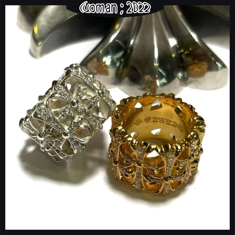 Nhẫn lăng mộ tròn hình trái tim Chrome (Nhẫn đôi) | Shopee Việt Nam