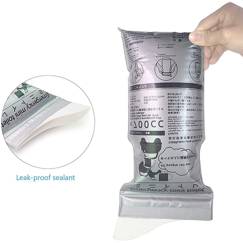 túi đi vệ sinh khẩn cấp SEAMETAL Set 4 Túi Đi Tiểu Khẩn Cấp 700ml Dùng Một Lần Tiện Dụng Khi Đi Du Lịch