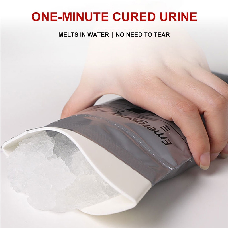 túi đi vệ sinh khẩn cấp SEAMETAL Set 4 Túi Đi Tiểu Khẩn Cấp 700ml Dùng Một Lần Tiện Dụng Khi Đi Du Lịch