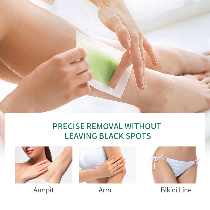 Ảnh Bộ Miếng Dán Tẩy Lông Cơ Thể Kèm 60 Miếng Sáp Tẩy Lông Tiện Dụng 2