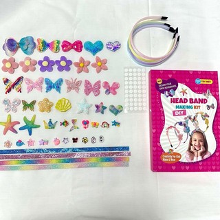 Bộ Phụ Kiện Tự Làm Trang Sức Băng Đô Và Túi Xách handmade DIY Cho Bé Gái
