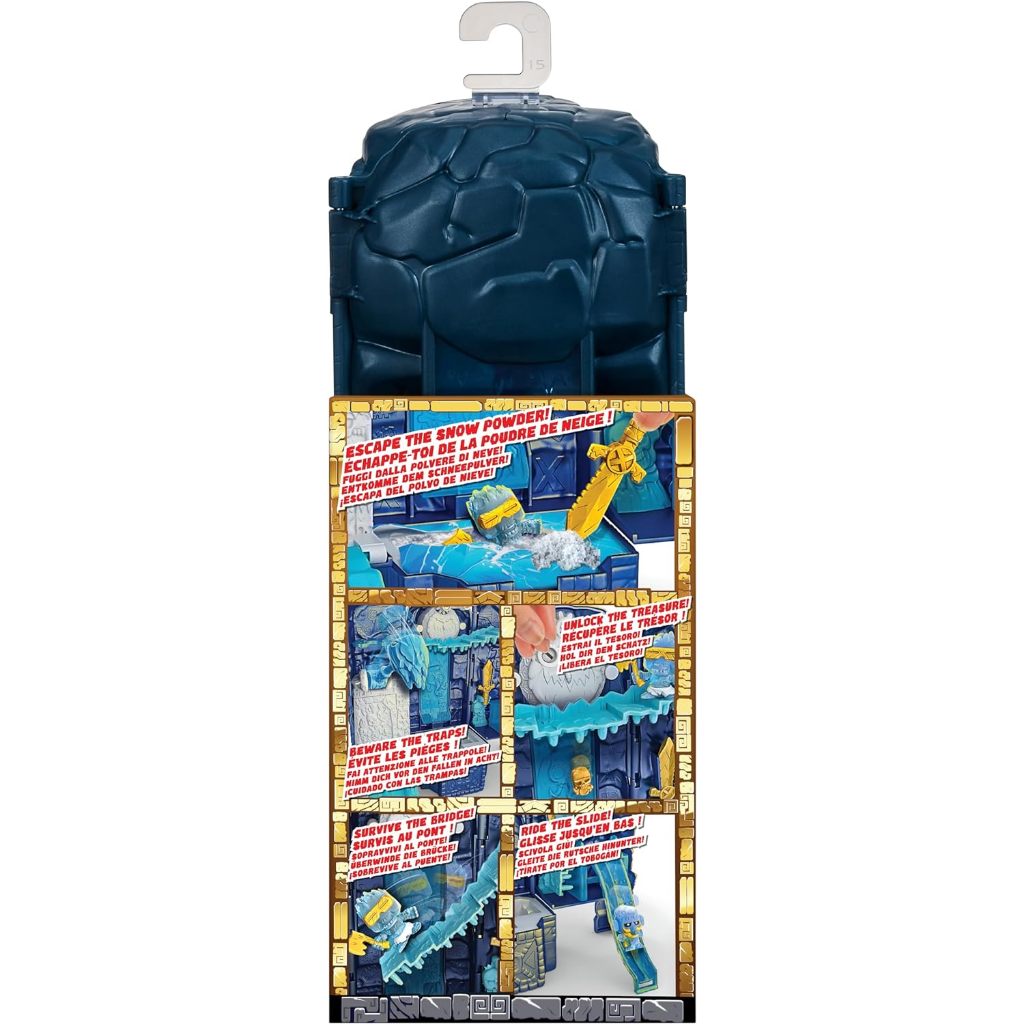 TREASURE X Lost Lands Skull Island Frost Tower Micro Playset, 15 Levels of Adventure. Survive The Traps and Discover 2 Micro Sized Action Figures. Kho Báu X Lost Lands Skull Island Frost Tower Micro Playset, 15 mức Phiêu Lưu. Mô Hình Nhân Vật 2 Kích Thước