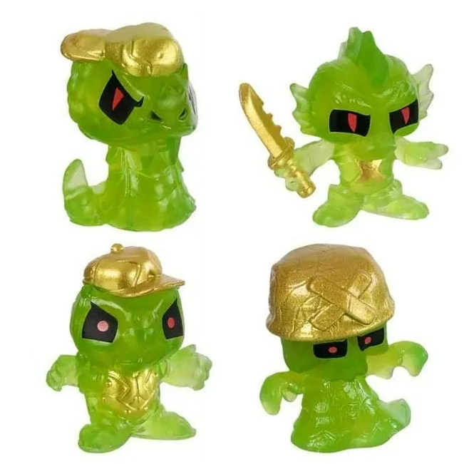 Treasure X Lost Lands Skull Island Treasure Hunt Mystery Pack (4 RANDOM Micro Figures) Bộ 4 Mô Hình Nhân Vật Săn Mồi Trong Phim Hoạt Hình "Treasure X Lost Lands"