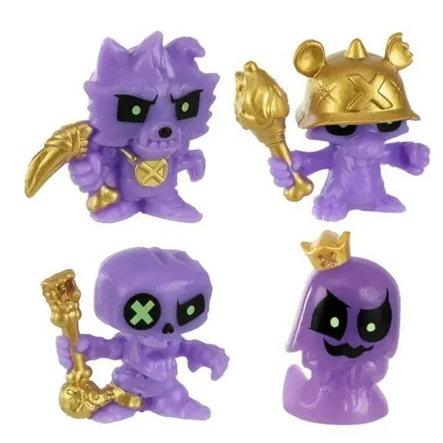Treasure X Lost Lands Skull Island Treasure Hunt Mystery Pack (4 RANDOM Micro Figures) Bộ 4 Mô Hình Nhân Vật Săn Mồi Trong Phim Hoạt Hình "Treasure X Lost Lands"