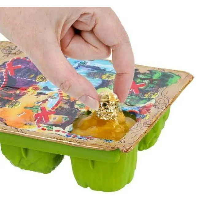 Treasure X Lost Lands Skull Island Treasure Hunt Mystery Pack (4 RANDOM Micro Figures) Bộ 4 Mô Hình Nhân Vật Săn Mồi Trong Phim Hoạt Hình "Treasure X Lost Lands"