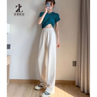 Quần dài thể thao ZHELIHANGFEI lưng cao ống đứng thời trang mùa hè cho nữ