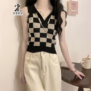 Áo dệt kim ZHELIHANGFEI hai dây gợi cảm cho nữ
