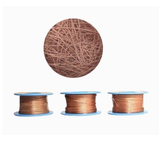 1-4mm Desoldering Lưới Bện Băng Đồng Điểm Hàn Hàn Tẩy Dây Hàn Wick Tin Dẫn Dây Thông Lượng Cho Hàn