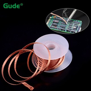 1-4mm Desoldering Lưới Bện Băng Đồng Điểm Hàn Hàn Tẩy Dây Hàn Wick Tin Dẫn Dây Thông Lượng Cho Hàn
