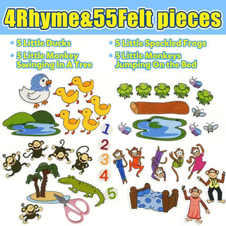 Set 4 Bộ 10 Chú Khỉ Nhỏ 5 Đốm Làm Quà Tặng Giáng Sinh Năm Mới