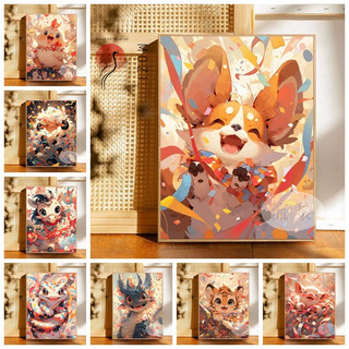 MOZI ✨biểu tượng cung hoàng đạo 40*50cm tranh tô màu theo số tranh số hóa tranh sơn dầu số hoá tranh sơn dầu số  sơn theo số sơn acrylic Mới Tranh Sơn Dầu Trang Trí Hình Cung Hoàng Đạo (Tự Sơn)