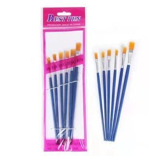 Mozii Mozi ✨Bộ 3 Gói 6 Cọ Vẽ Tranh Sơn Dầu Kỹ Thuật Số