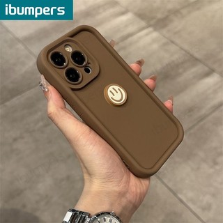 ibumpers Ốp lưng Iphone đẹp 3D Mặt cười Họa Tiết Ốp Điện Thoại silicone mềm dày dặn chống sốc cho Iphone 15 14 12 13 11 Pro Max IP 7 8 Plus Iphon X XS XR Xs Max
