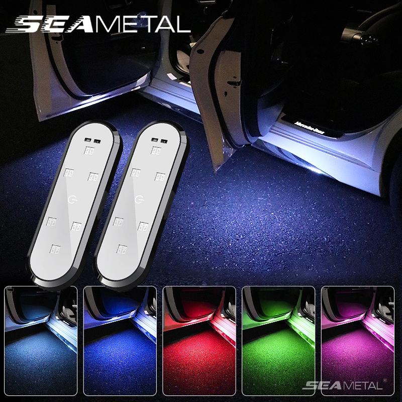 đèn cửa xe ô tô SEAMETAL Đèn Cảm Biến Không Dây Đa Năng Chống Va Chạm An Toàn Cho Cửa Xe Hơi