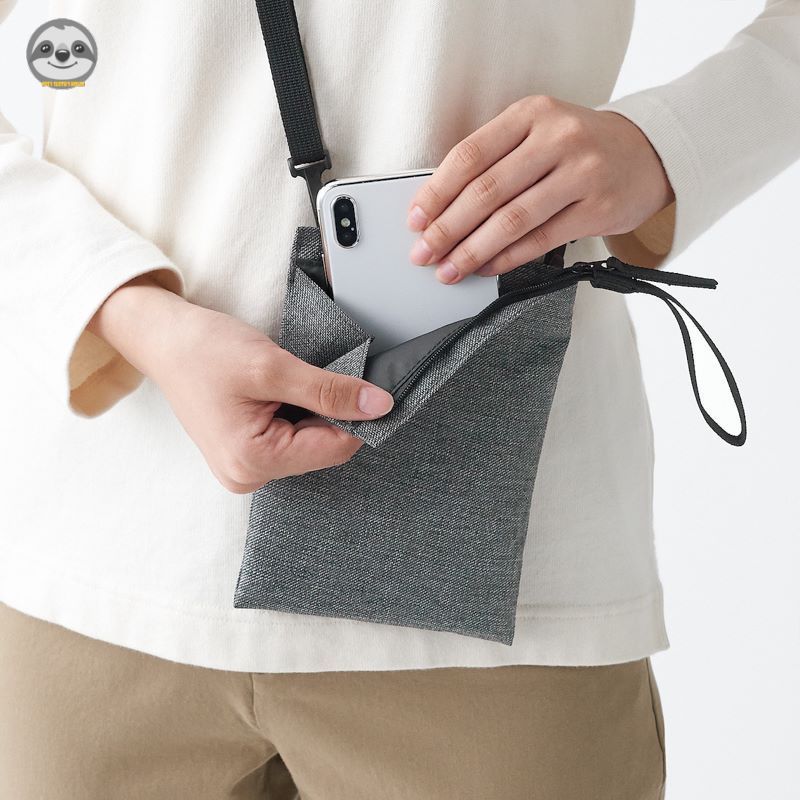 [Hàng Có Sẵn] Túi Đeo Vai Nhỏ Nhẹ Nhàng Nhỏ Đựng Điện Thoại / Tiền Xu Phong Cách Muji Nhật Bản