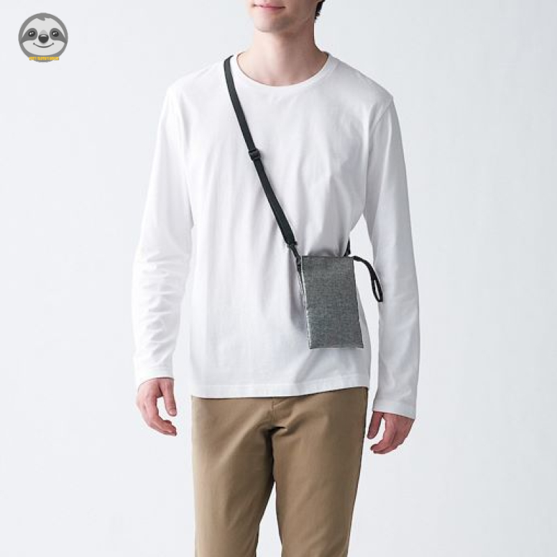 [Hàng Có Sẵn] Túi Đeo Vai Nhỏ Nhẹ Nhàng Nhỏ Đựng Điện Thoại / Tiền Xu Phong Cách Muji Nhật Bản