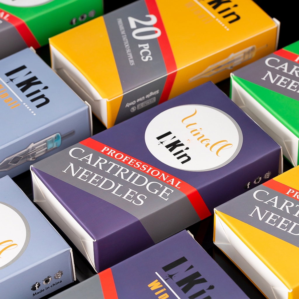 Inkin WINALL Cartridge Hình Xăm Kim Tròn Magnum Dùng Một Lần Khử Trùng An Toàn Hình Xăm Kim Cho Hộp Mực Máy Cầm Nước Hoa Dễ Dàng Dán Giao Hàng Nhanh