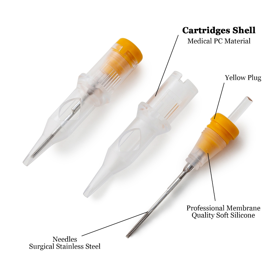 Inkin WINALL Cartridge Hình Xăm Kim Tròn Magnum Dùng Một Lần Khử Trùng An Toàn Hình Xăm Kim Cho Hộp Mực Máy Cầm Nước Hoa Dễ Dàng Dán Giao Hàng Nhanh