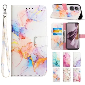 Dành Cho OPPO Reno 15 Pro Max 15F 14 Pro 14F 13 Pro 13F 12 Pro 12F 11 11F 10 Pro Ốp Lưng Điện Thoại Ví Lật Da Đựng Thẻ Dây Buộc