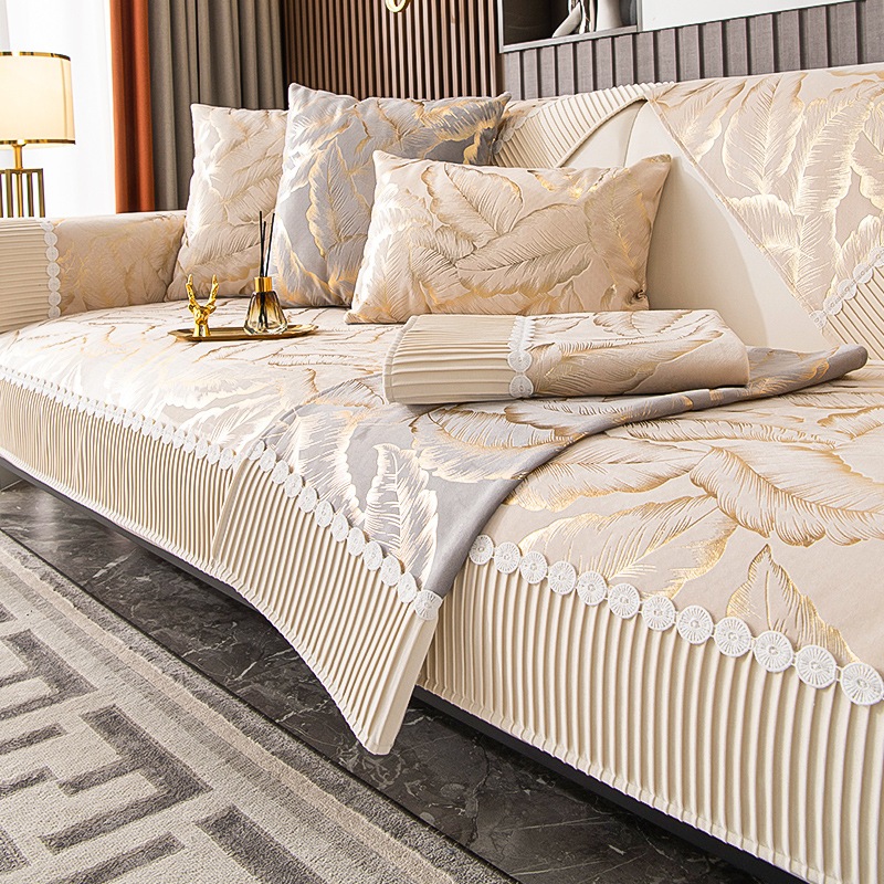 Vỏ Bọc Đệm Ghế Sofa Mùa Đông Chất Nhung Hà Lan Cao Cấp