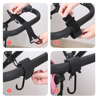 Móc Treo Dù Gắn Xe Đẩy Em Bé Chống Trượt Tiện Dụng