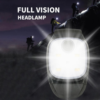 Đèn Pin LED 4 Chế Độ Kèm Kẹp Và Sạc USB Tiện Dụng Cho Chạy Bộ / Chạy Bộ / Đi Bộ / Đi Bộ / Cắm Trại