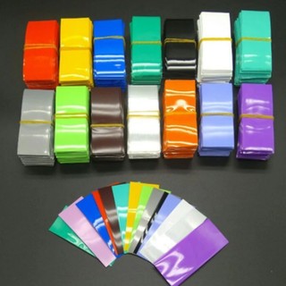 20 / 50 Chiếc Pin AA PVC Ống Co Nhiệt Chiều Rộng 23 Mm Chiều Dài 53 Mm Bọc Phim Cách Nhiệt Bảo Vệ Gói Dây Cáp Tay