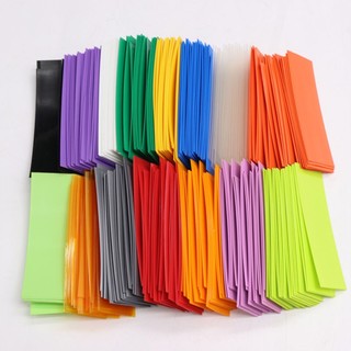 20 / 50 Chiếc Pin AA PVC Ống Co Nhiệt Chiều Rộng 23 Mm Chiều Dài 53 Mm Bọc Phim Cách Nhiệt Bảo Vệ Gói Dây Cáp Tay