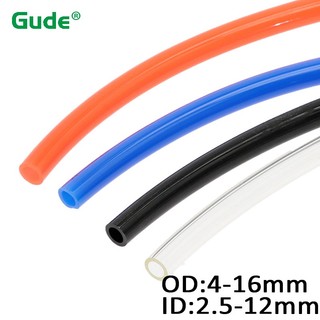 1 mét Ống PU Đường kính ra 4mm 6mm 8mm 10mm 12mm 14mm 16mm Đường kính bên trong 2.5mm 4mm 5mm 6.5mm 8mm 10mm 12mm Ống khí nén Ống PU Ống khí