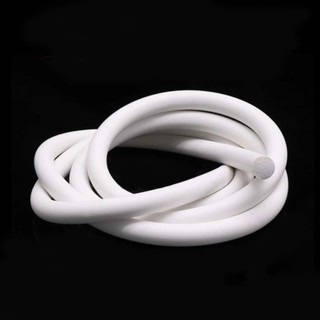 1 / 5 Mét Dây Bọt Biển Cao Su Silicon Tròn Trắng Xốp Backer Thanh Cói Dải VMQ Dây Tạo Bọt Đường Kính 1mm-15mm