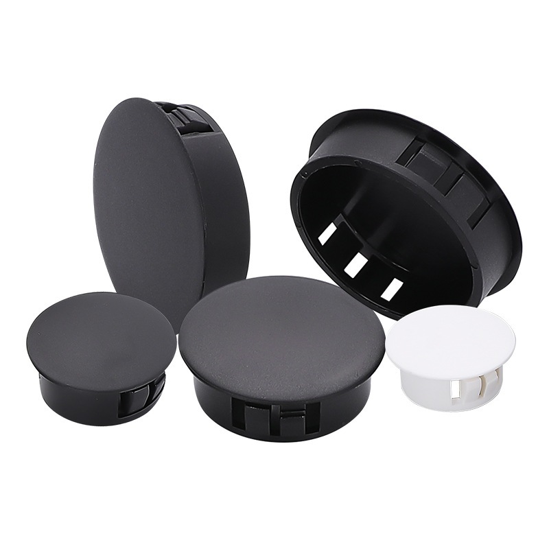 5mm-50mm Đen Tròn PVC Lỗ Cắm Lỗ Bao Đen Cao Su Nylon Grommet Loại PA66 Snap-on Cắm Lỗ Nhựa Mũ Trống Đầu Nắp Niêm Phong Chặn | BigBuy360 - bigbuy360.vn
