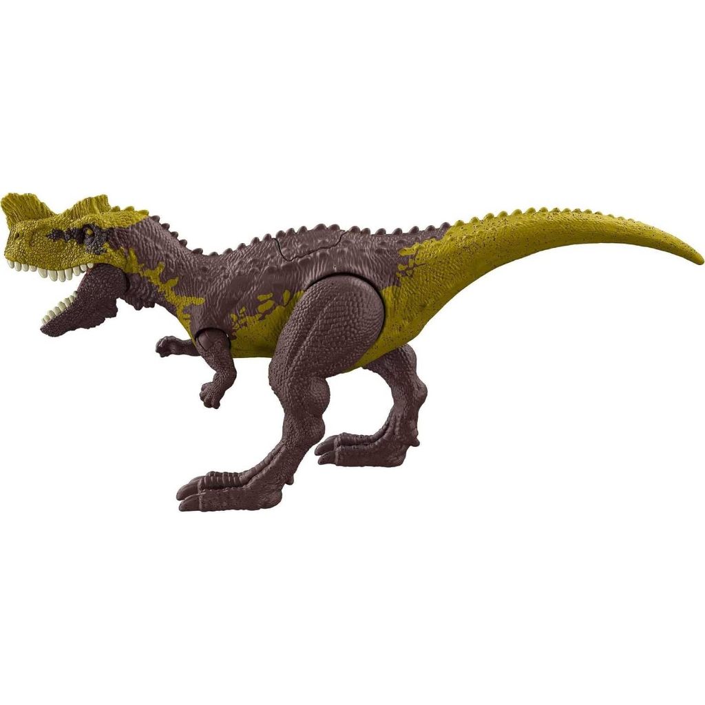 Jurassic World Strike Attack Dinosaur Figure Genyodectes with Movable Joints & Single Strike Feature, Toy with Physical & Digital Play HLN65 Mô Hình Đồ Chơi Khủng Long Jurassic World Strike Có Khớp Cử Động HLN65
