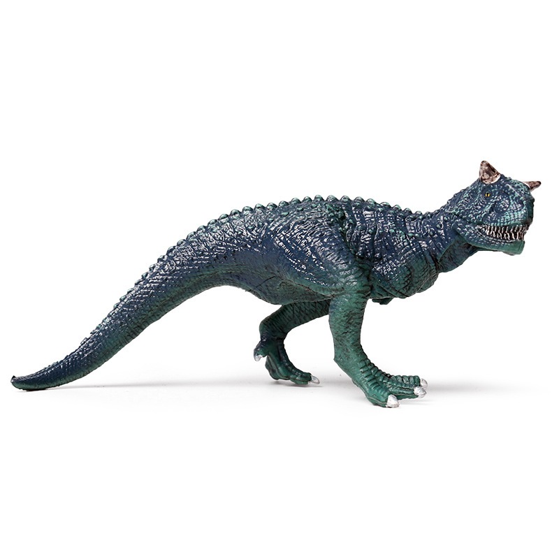 Mô hình khủng long kỷ Jura thịt rắn mô phỏng Carnotaurus khối nhựa tĩnh động vật hoang dã mô hình đồ chơi