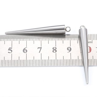 Mặt dây chuyền hình nón bằng thép không gỉ lớn Phụ kiện trang sức DIY