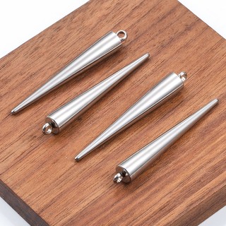 Mặt dây chuyền hình nón bằng thép không gỉ lớn Phụ kiện trang sức DIY
