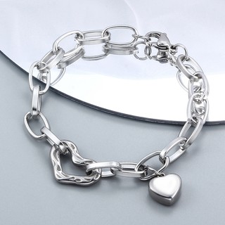 Mặt dây chuyền rỗng hình trái tim bằng thép không gỉ Phụ kiện trang sức DIY Vàng 18k Quyến rũ nhỏ