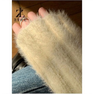 Áo sweater Dệt Kim Cổ Vuông Tay Dài Dáng Ôm Thời Trang Thu Đông Cho Nữ Áo Croptop Áo Len (40-65Kg)