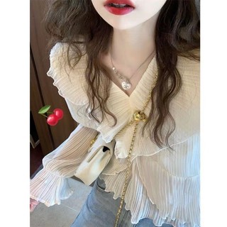 Áo Kiểu Tay Ngắn Cổ Chữ v Thiết Kế Mỏng Thời Trang Theo Phong Cách Hàn Quốc Cho Nữ