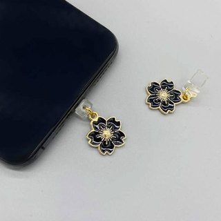 1 Miếng Hợp Kim Trang Trí Điện Thoại Chống Bụi Hình Hoa Anh Đào Xinh Xắn