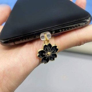 1 Miếng Hợp Kim Trang Trí Điện Thoại Chống Bụi Hình Hoa Anh Đào Xinh Xắn