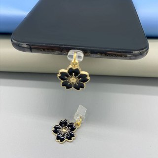 1 Miếng Hợp Kim Trang Trí Điện Thoại Chống Bụi Hình Hoa Anh Đào Xinh Xắn