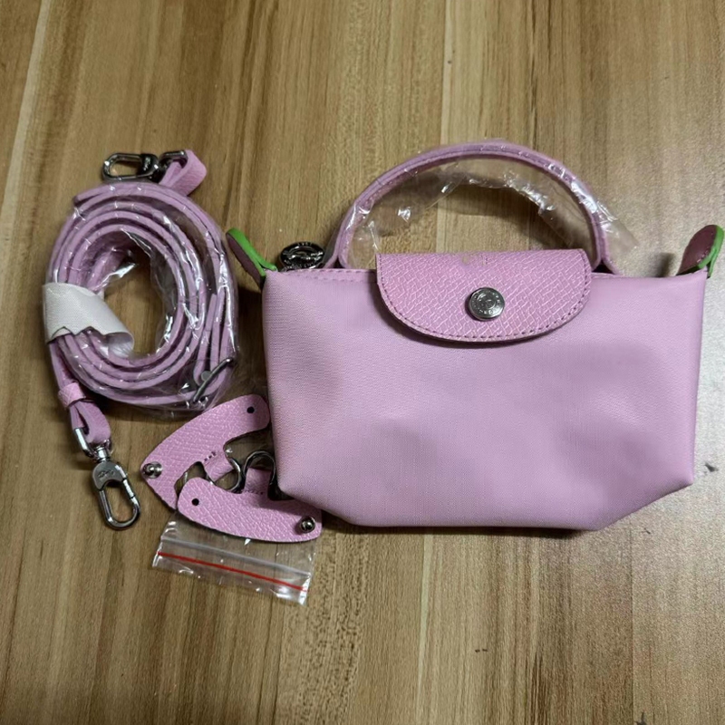 [Bao gồm khóa và dây đeo vai] Túi đeo vai Mini dành cho nữ Túi bánh bao ngựa chiến tranh DIY Vải Nylon Túi điện thoại cầm tay bằng da thật có dây đeo vai