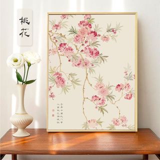 MOZI ✨tranh tô màu theo số tranh số hóa Những bông hoa đẹp của sơn dầu kỹ thuật số bức tranh kỹ thuật số hoa hoa trung quốc 40*50CM Tranh Sơn Dầu Kỹ Thuật Số Tự Làm Hình Hoa Mẫu Đơn Phong Cách Trung Hoa Mới