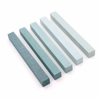 1 Máy Tính Xanh Silicon Carbide Thanh Cát Mài Mòn Cho Gốm Ngọc Kim Loại Dao Mài Dụng Cụ Silicon Dầu Đá Mài Khối 80-1200 #