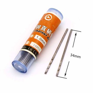 Mũi khoan chân thẳng Mini HSS để khoan thép không gỉ và gỗ Mũi khoan điện Micro 0,5-4.0mm